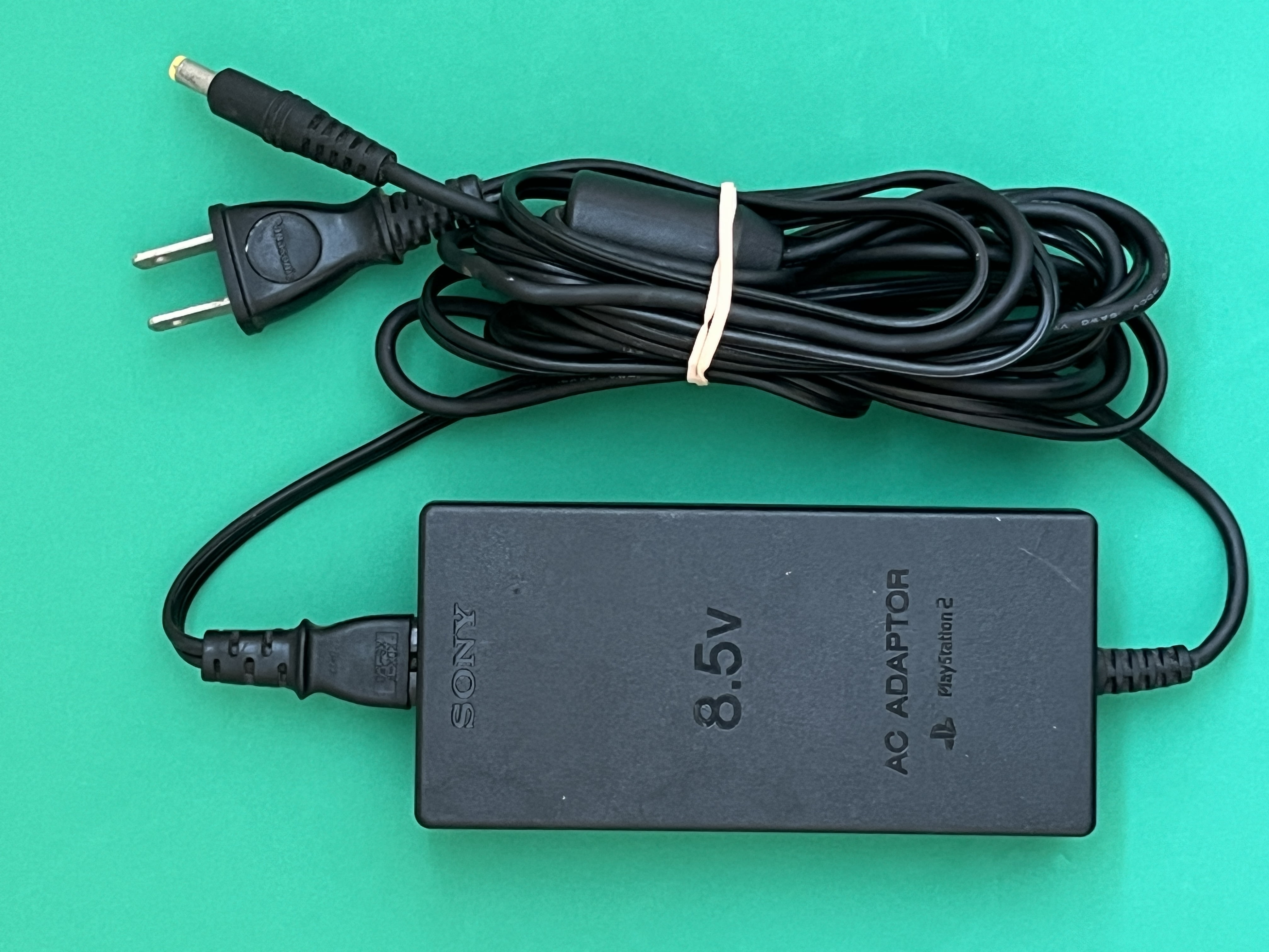 Authentic Sony PlayStation 2 PS2 Slim Power Adapter + Original Power Cord SCPH70100 Great