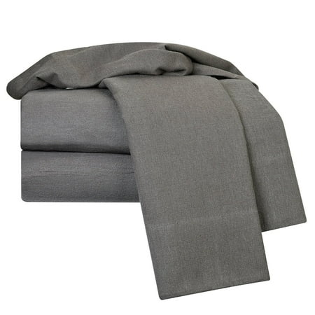 Heavyweight 100% Cotton Flannel Sheet Set Cotton Bed Sheets Set, Queen Size Cotton Sheet Set