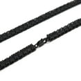 thumbnail image 3 of EIMELI Men‘s Necklace Creative Hip Pop Single Row Rhinestone Decor Alloy Necklace Chain Necklace, 3 of 6