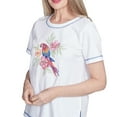 thumbnail image 4 of Alfred Dunner Womens Parrot Centered Short Sleeve Tee, 4 of 4