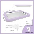thumbnail image 2 of Máquina Instantánea para Helado Rollo con 2 Espátulas, Plato para Yogur Helado Casero DIY Instantáneo (Lavanda), 2 of 8
