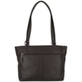 thumbnail image 4 of Giani Bernini Women's Chocolate Nappa Classic Leather Tote, 4 of 5