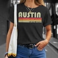 thumbnail image 4 of Austin Name Personalized Retro Birthday TShirt, 4 of 6