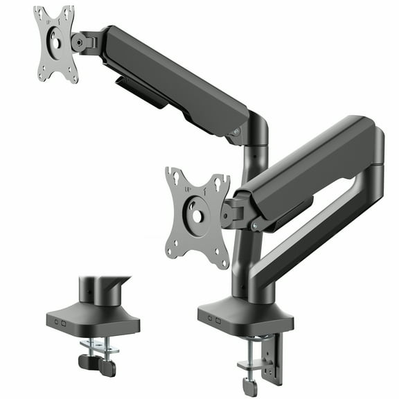 VIVO Pneumatic Arm Dual Ultrawide Monitor Desk Mount, Fits up to 35" Screens