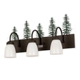 thumbnail image 2 of Meyda Tiffany 178428 Tall Pines 3 Light 24" Wide Vanity Light - MultiColor, 2 of 4