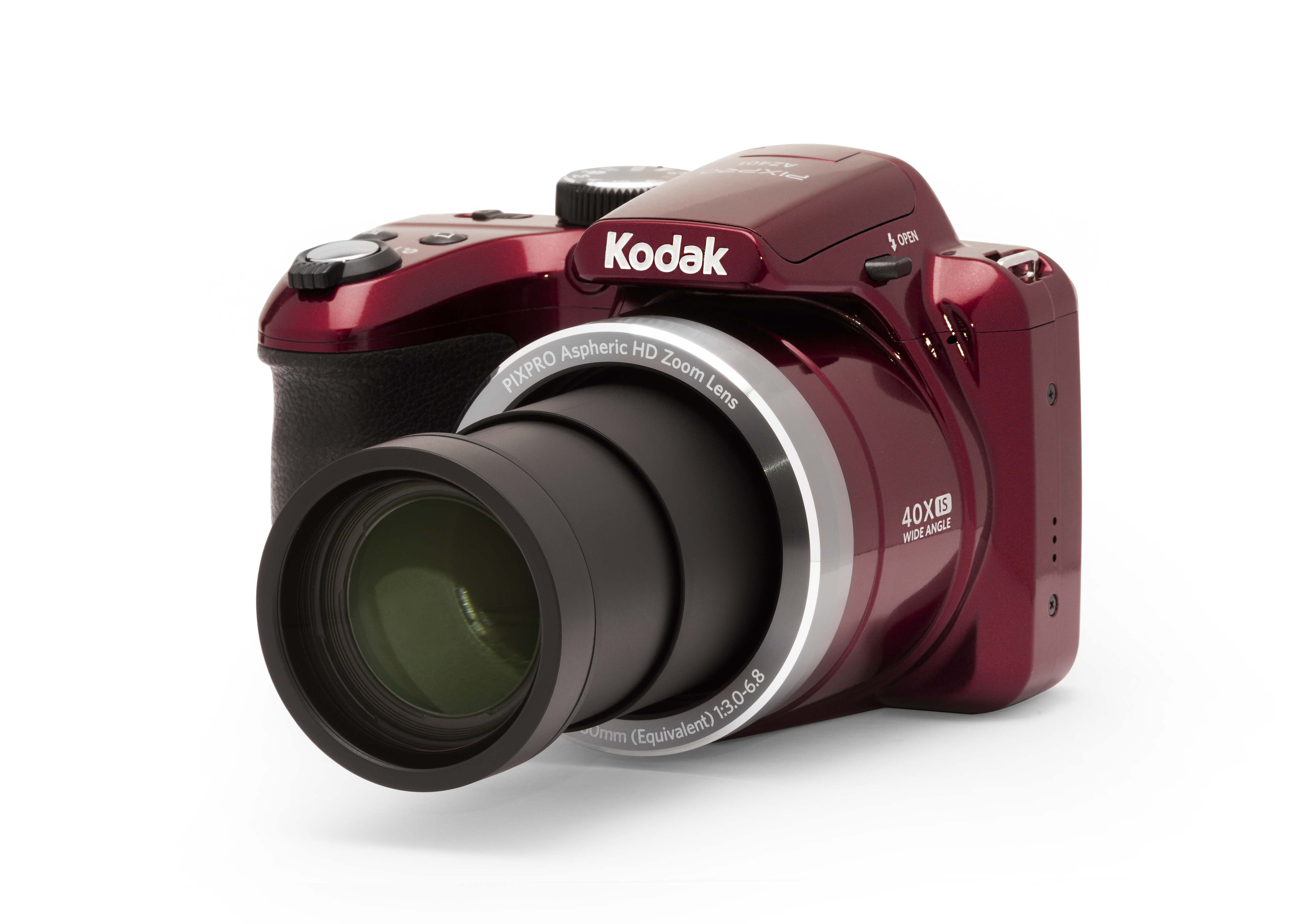 KODAK PIXPRO AZ401 Bridge Digital Camera - 16MP 40X Optical Zoom HD720p video (Red) - image 13 of 15