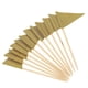 thumbnail image 1 of Golden Paper Food Flag Picks for Decor Creative Cake Flags and Party Toppers 12 Pieces, 1 of 4