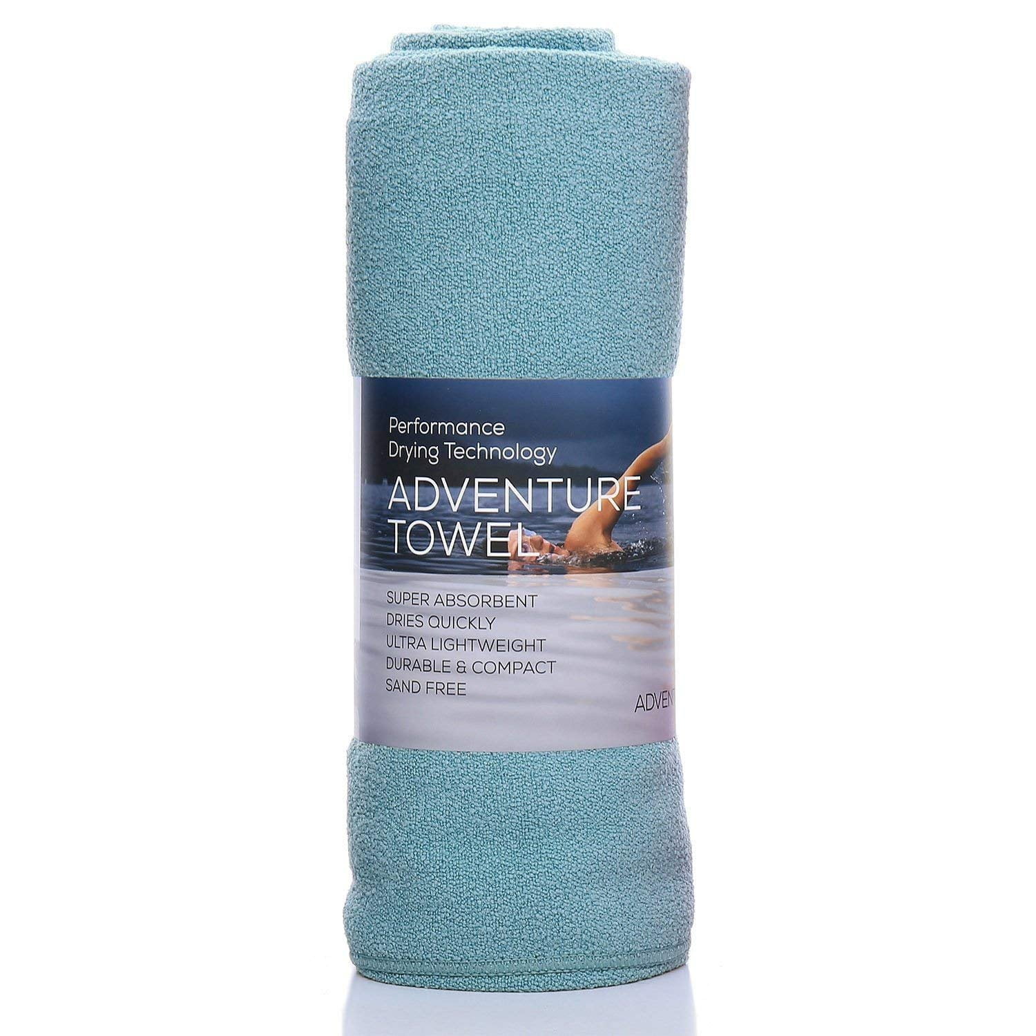 AQUIS Blueberry Adventure Microfiber Sports Towel Medium/15 x 29 Inches Quick-Drying Comfort for Running Racquet Sports or Golf 