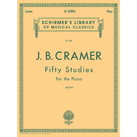 50 Selected Studies (Complete): Schirmer Library of Classics Volume 827 Piano Solo, (Paperback)