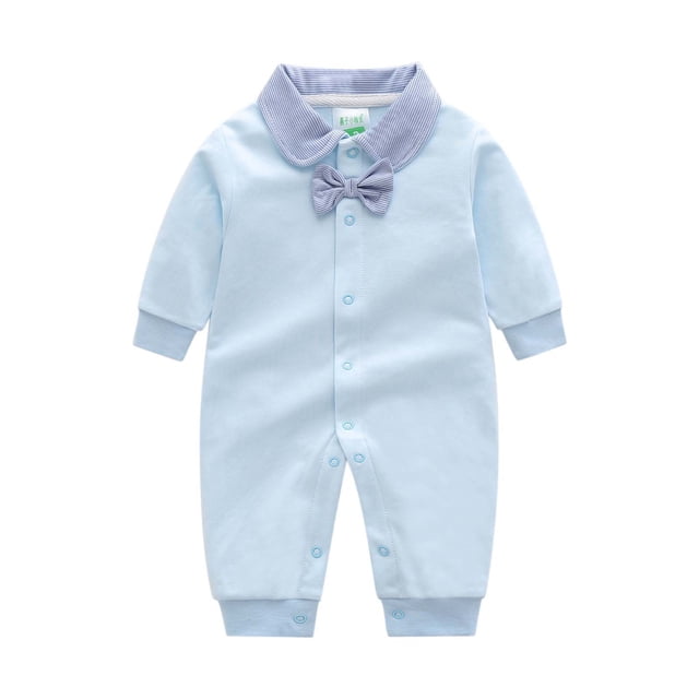 Product Category Boys Bodysuits Romper for Crawling with Long Sleeve Baby Boy Bodysuit