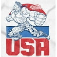 thumbnail image 2 of Street Fighter American Guile USA Hoodie Hooded Sweatshirt Men Brisco Brands M, 2 of 6