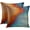 Orange and Blue, variant on Emvency Set of 2 Abstract Throw Pillow Covers Vintage Teal White and Blue Messy Rust Painting Decorative Pillow Cases Home Decor Standard Square 16x16 Inches Pillowcases
