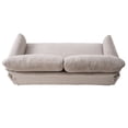 thumbnail image 3 of Lunale 82" Oversized Loveseat Sofa, Modern 2-Seater Cloud Couch for Living Room, Camel Corduroy, 3 of 6
