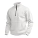 thumbnail image 1 of Blusa y camisa de manga larga con cuello alto para hombre, color liso, Return To The Ancients, bolsillos, cremallera, cuello alto, sudadera con capucha para hombre, blusa de poliéster, 1 of 2
