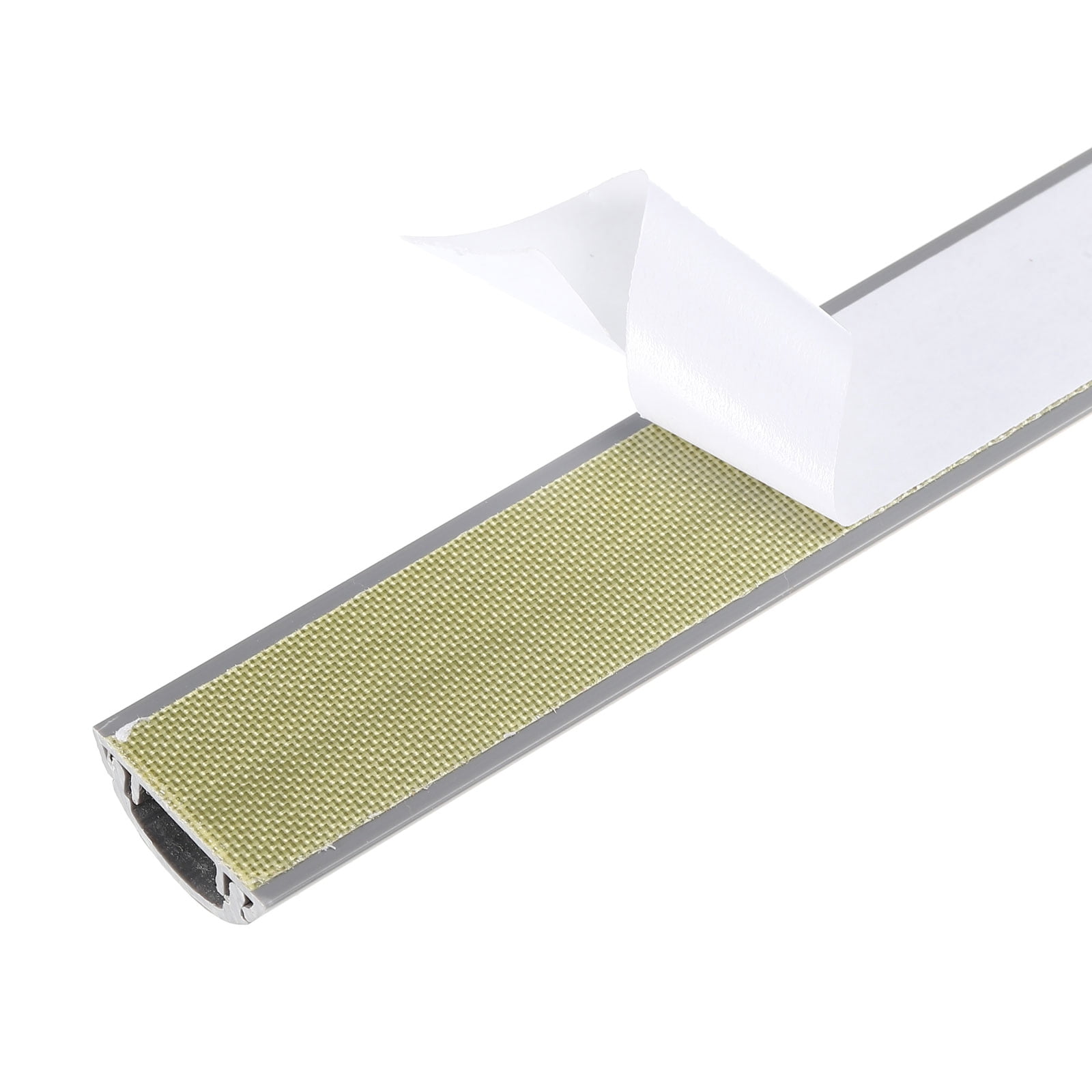 Unique Bargains Wall Cable Raceway Cord Cover Cord Hider Channel Self-Adhesive for TV Wire Grey 39"x1"x0.4"