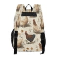 thumbnail image 3 of PVC Transparent Backpacks Clear Backpack for Travel and Outings Various Poses Chickens Pattern, 3 of 7