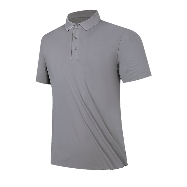 Birdeem Chemises pour Hommes Chemise d'Été à Col Rabattu Bouton Solide Décontractée Quotidienne Extérieure/t-shirt