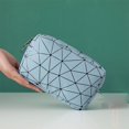 thumbnail image 6 of Outdoor Portable Wallet Storage Bag Cosmetic Pouch Travel Clutch Bag For Money Rhombic Lattice For Credit Card Coin Purse Lipstick Bag Cosmetic Bag Makeup Storage Bag SILVER S, 6 of 8