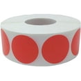 thumbnail image 1 of Hot Orange Circle Dot Stickers | 1" Inch Round | 500 Pack, 1 of 1