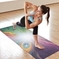 thumbnail image 6 of Colorful Swirl Tie Dye Pattern Hot Yoga Mat Towel Non Slip for Hot Yoga - Quick-Drying Yoga Mat Cover with 4 Corner Pockets with Travel Bag - Hot Yoga Towel Non Slip 70"x26", 6 of 6