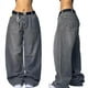 thumbnail image 1 of Pantalones vaqueros holgados de cintura alta para hombres y mujeres, ropa de calle, pantalones de pierna ancha, pantalones clásicos, Retro, bordado de letras, Hip Hop, años 90, Y2K, 1 of 5