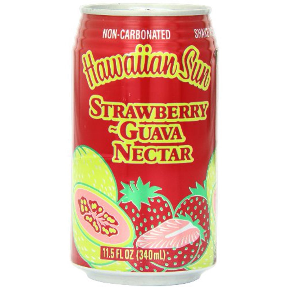 Hawaiian Sun Strawberry Guava Nectar, 11.5 Fl. Oz., 6 Count Walmart