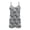 Blue Tropical Wave Print, variant on ZAITUBLES Womens Rompers Summer Casual Loose Sleeveless Outfit Adjustable Spaghetti Strap Shorts Jumpsuit, Lightweight with Front Pockets, Rainbow Leopard Print, Size M
