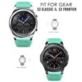 thumbnail image 3 of Gear S3 Frontier / Classic Watch Band, Soft Silicone Replacement Sport Watch Wrist Band Strap for Samsung Gear S3 Frontier / S3 Classic Smart Watch (Mint Green), 3 of 7