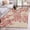 Light Beige Light Pink, variant on Rectangle Area Rugs 2 x 3 Ft, Spring Peaches Non-Slip Residential Carpet, Botanical Blossom Flowers Branches Indoor Crawling Mats Runner Rugs for Living Room/Dining Room/Bedroom