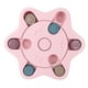 thumbnail image 4 of Cuenco de plástico portátil para alimentación de mascotas, rompecabezas educativo, juguete interactivo para perros y gatos, Hexagonal rosa, 4 of 5