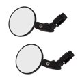 thumbnail image 4 of Bike Rearview Mirror, Foldable 1 Pair Cycling Parts Handlebar Mirrors Standard Size Impact Resistant  for ID 18-22mm Handlebars, 4 of 7