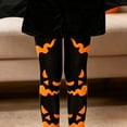 thumbnail image 4 of Bat Outfit for Girls Hooded Full Zipper Jacket with Wings Printed Leggings for Halloween Party, 4 of 6
