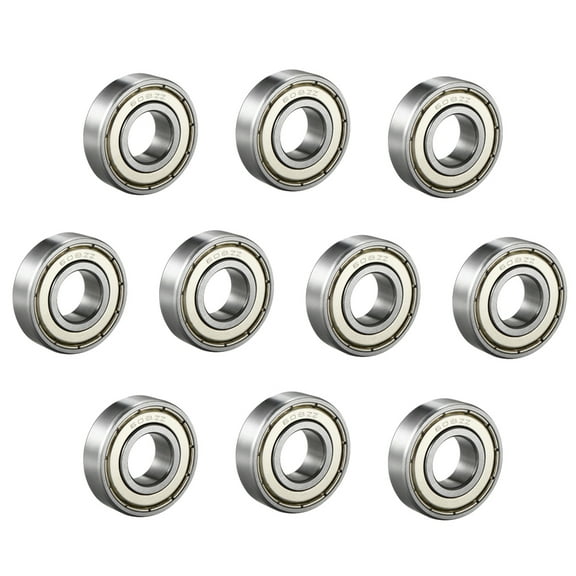 Deep Groove Ball Bearing 608Z Single Shield, 8mm x 22mm x 7mm Chrome Steel 10Pcs