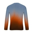 thumbnail image 4 of Paiwinds Men's Fashion Print Sports Blouse, Gradient Long Sleeve Round Neck Shirt with Polyester-Cotton Blend for Casual Wear, Stylish for Outdoor Activities & Daily Use, Comfortable & Easy to Care, 4 of 5