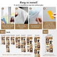 thumbnail image 6 of Vintage Coffee Window Privacy Film, Farmhouse Retro Art Coffee Beans Static Cling UV Sun Blocking Heat Control Window Tint Day and Night, Non-Adhesive One Way Windows Privacy Cover 17.7''x39.3'', 6 of 7