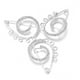thumbnail image 5 of Juego de 5 broches de imperdibles de de imitación con 5 agujeros para suéteres, vestidos y trajes de negocios Ropa Vestidos Decoración Único Plata Soledad Broche, 5 of 9