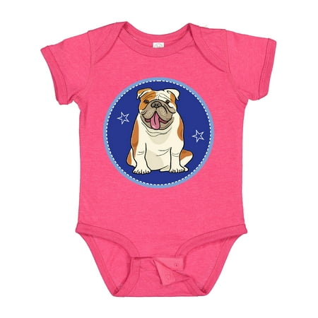 

Inktastic Bulldog Dog Funny Puppy Gift Baby Boy or Baby Girl Bodysuit