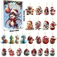 Sumllary 2D Christmas Home Ornaments 2024 Christmas Holiday Advent