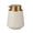 Rice white, variant on Ceramic Lotion Hand Soap dispenser, easy to press pump, Refillable Bathroom hand sanitizer dispenser - Rice white