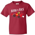 thumbnail image 3 of Inktastic Born to Race- Red Race Car Youth T-Shirt, 3 of 5