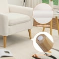 thumbnail image 4 of Dazone Modern Accent Chair, Single Sofa Comfy Sherpa Teddy Fabric Upholstered Arm Chair Club Chair, For Living Room, White, 4 of 8