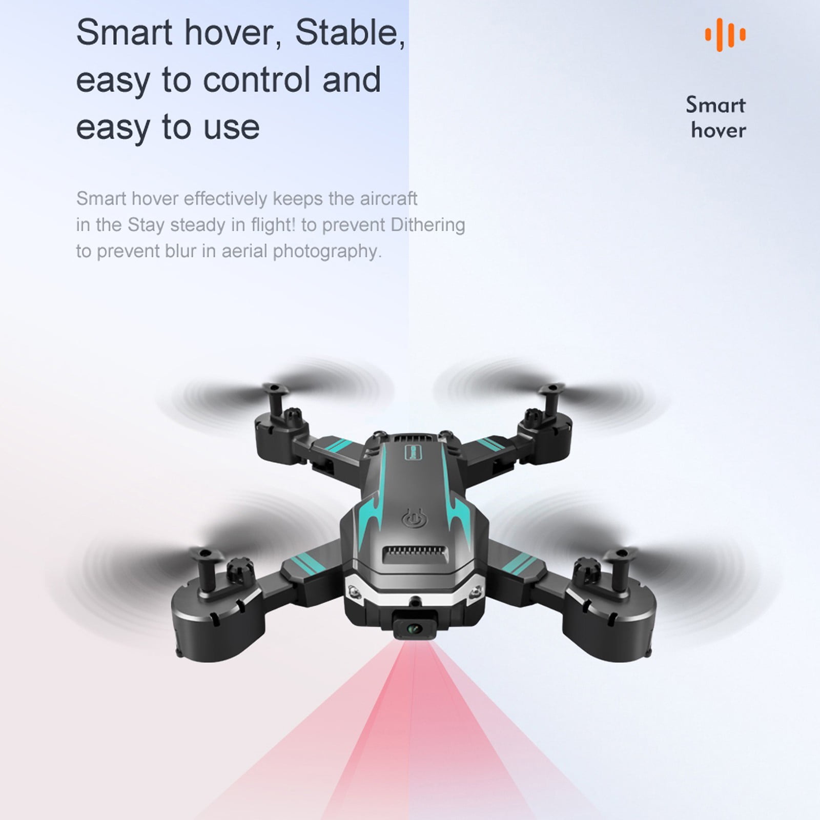 Drone with Camera for Beginners and Teens, Dual Camera with Obstacle Avoidance, Foldable FPV RC Quadcopter with Long Flight Time for Indoor and Outdoor