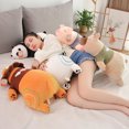 thumbnail image 2 of Juguete de animales de peluche largos, almohada suave, perro Shar Pei, cerdo, León, Panda, oso Polar, 2 of 5