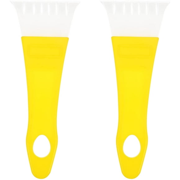 2pcs Car Windshield Ice Scraper avy- Duty Frost Snow Ice Removal Shovel Freezer Ice Scoop for Cars SUVs Trucks Window Windshield Cleaning Equipment