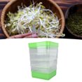 thumbnail image 1 of 4 Tier Stackable Sprouter Kit, Space Saving Micro Stackable Vegetable Growing Tray for Bean Sprouts, With Convenient Design for Gardening Beginners and Busy Office Workers, 1 of 7