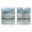 Tranquil Forest Water Reflection, variant on Stupell Industries Neutrals & Black Geometrics 2 Piece Canvas Wall Art Set, design by Kippi Leonard