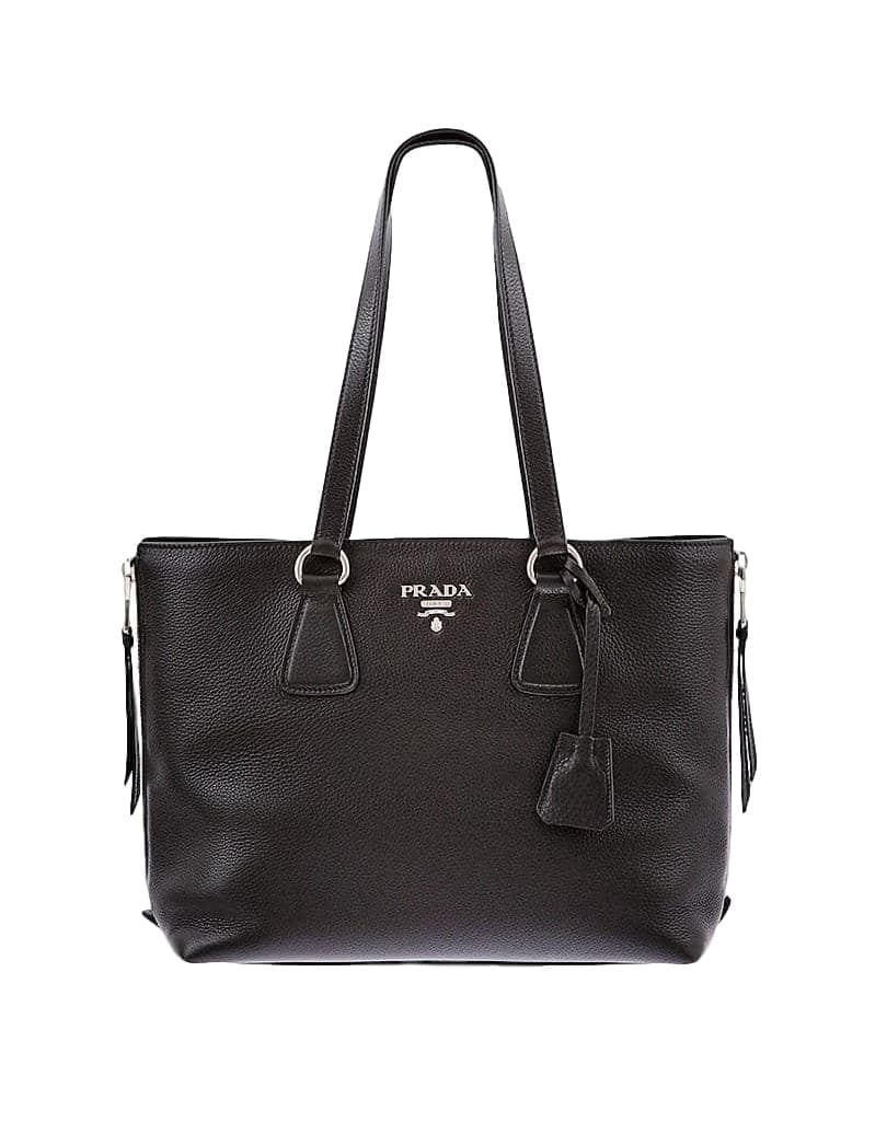 daino side zip leather shopper