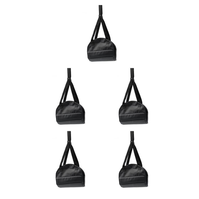 Reposapiés de viaje Bearachild hamaca con bolsa de almacenamiento negro