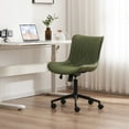 thumbnail image 6 of Kidol & Shellder Green Desk Chair with Wheels, Adjustable Rocking Cozy PU Mid-Back Office Task Chair, 6 of 6
