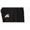 thumbnail image 3 of Alfani Women's Turtleneck Poncho Sweater Black Size Petite Small, 3 of 3
